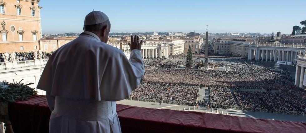 A Noel, le pape appelle a "garantir la securite" au Moyen-Orient