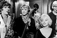  « Certains l’aiment chaud » met en scène Marilyn Monroe, Tony Curtis et Jack Lemmon.

