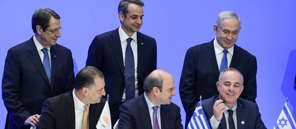 La Grece, Chypre et Israel ont signe un accord sur le gazoduc Eastmed