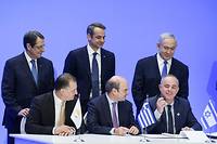 La Gr&egrave;ce, Chypre et Isra&euml;l ont sign&eacute; un accord sur le gazoduc Eastmed