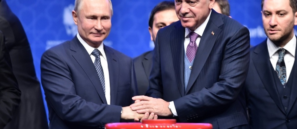 Erdogan et Poutine inaugurent un gazoduc alimentant la Turquie et l'Europe en gaz russe