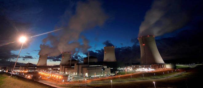 La centrale nucleaire a Cattenom, dans l'est de la France.

