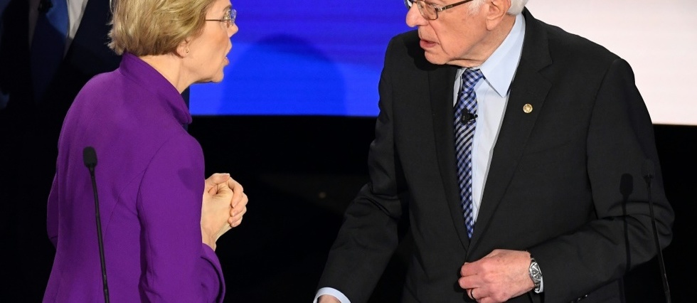 Primaire democrate: Warren et Sanders se dechirent, les progressistes s'inquietent