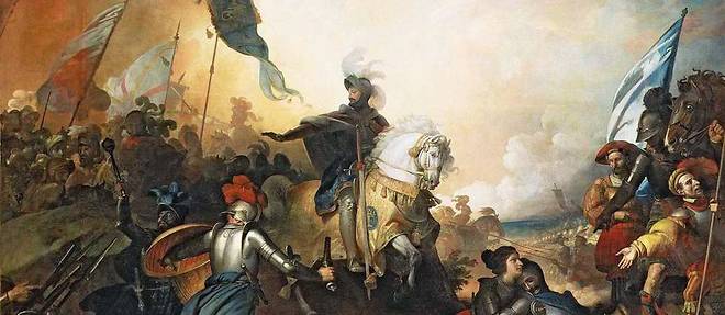 La bataille de Marignan par Evariste Fragonard, 1836.
