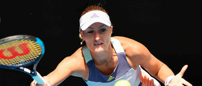 Kristina Mladenovic a ete elimine au premier tour de l'Open d'Australie.
