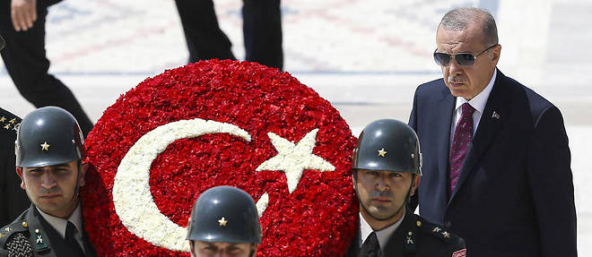 Le president turc Recep Tayyip Erdogan.
