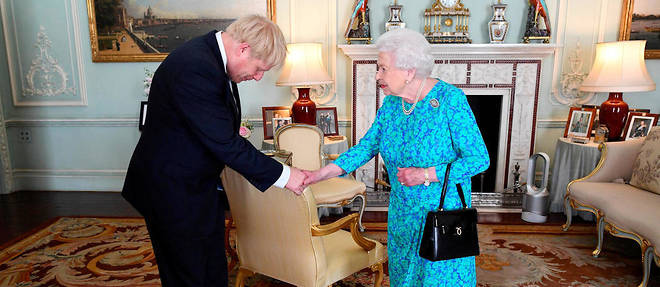 La reine Elizabeth II et Boris Johnson a Buckingham Palace le 24 juillet (photo d'illustration).
