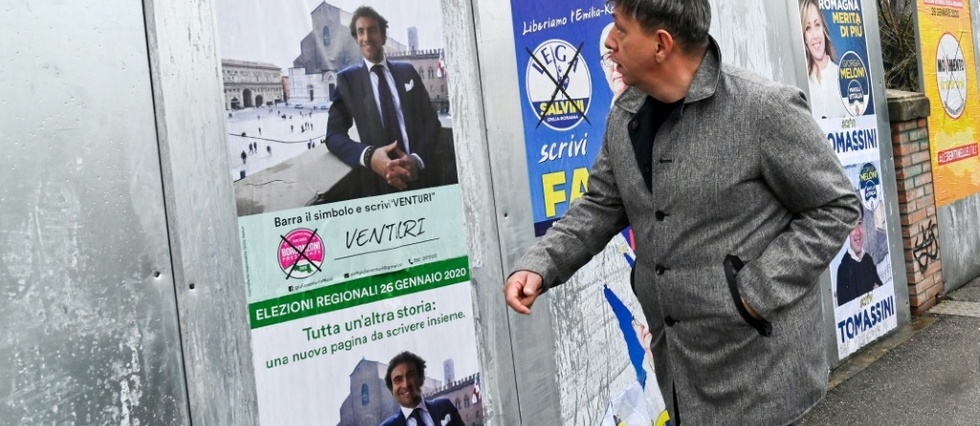 Regionales en Italie: l'extreme droite battue en Emilie-Romagne, coup dur pour Salvini