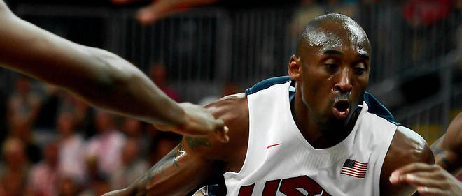 Kobe Bryant a longtemps ete un des piliers de l'equipe olympique americaine de basket
