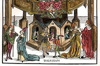  Une scène de théâtre au XV e  siècle.
