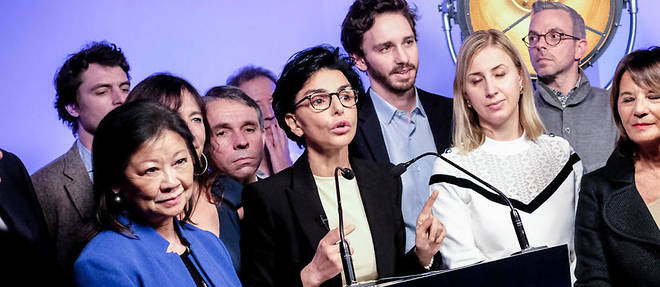 Candidate a Paris, Rachida Dati presente ses voeux a la presse le 18 janvier 2020.
