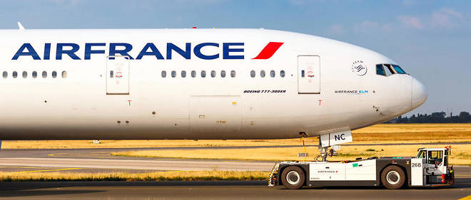 L'equipage de l'avion Air France est exclu provisoirement du programme des vols. (illustration)

