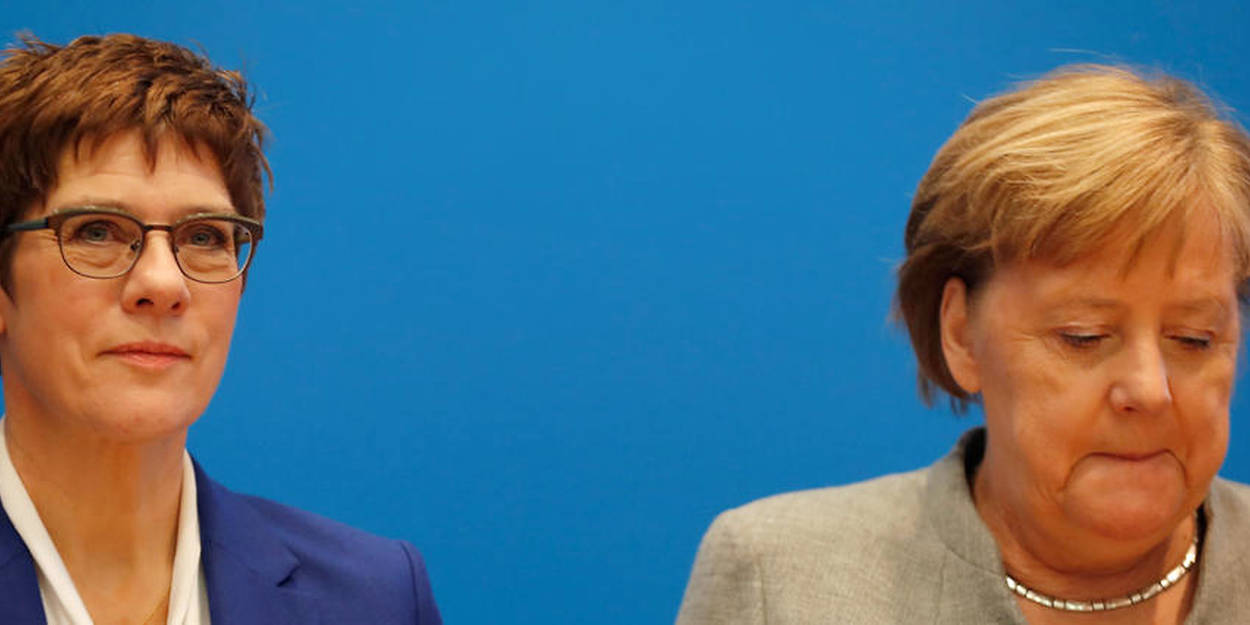 Angela Merkel quitte la présidence de la CDU et renonce à un nouveau mandat  de chancelière