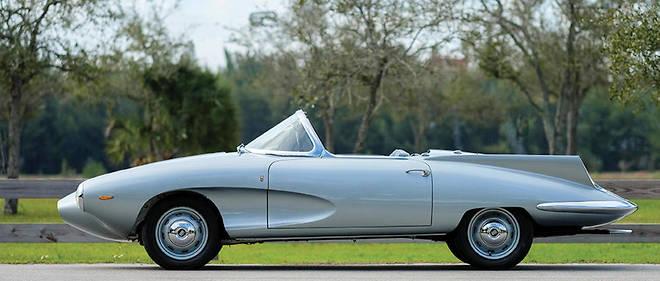 Fiat Stanguellini 1200 Spider << America" Bertone 1957 , concept car >> de  Franco Scaglione et Celso Stanguellini  (collection particuliere)
