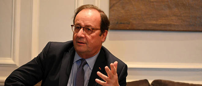 Francois Hollande venait presenter son dernier livre a des jeunes.
