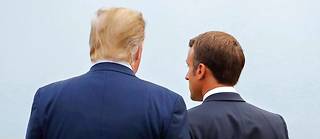  Donald Trump et Emmanuel Macron.
