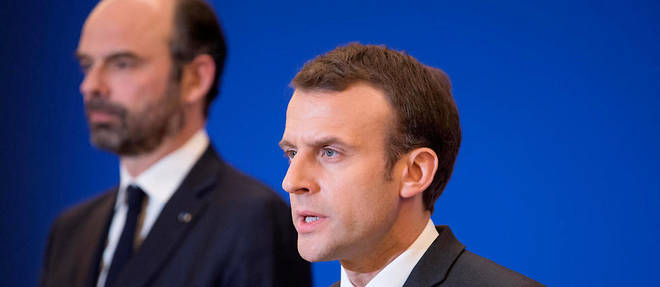 Emmanuel Macron et Edouard Philippe. Photo d'illustration
