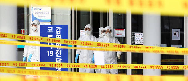 La Coree du Sud totalise 3 700 cas de contamination sur son territoire.
