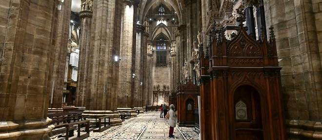 Virus: la cathedrale rouvre a Milan, qui vit toujours au ralenti