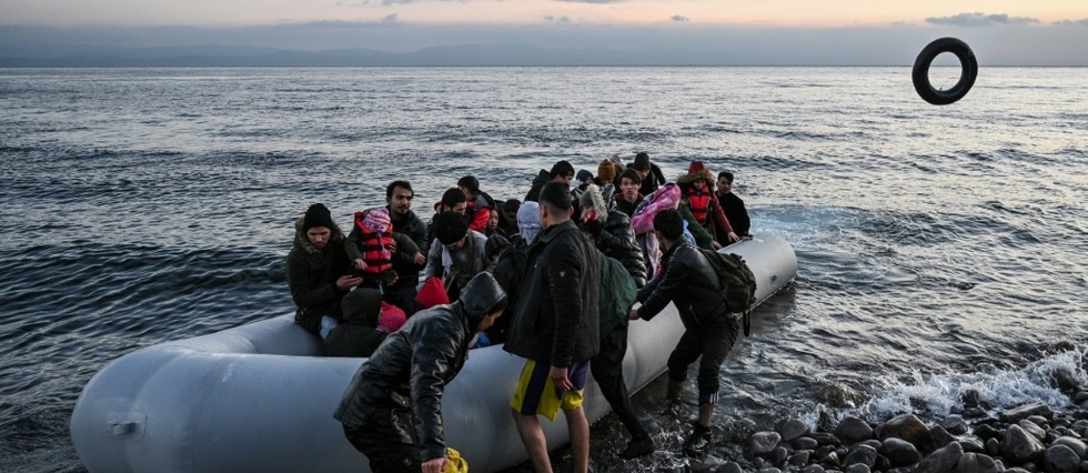 Crise migratoire en Turquie : a Lesbos, en Grece, "l'ile n'en peut plus"