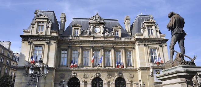 Vue de la mairie de Neuilly-sur-Seine.
