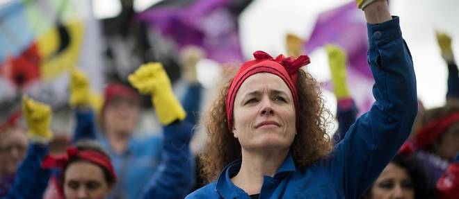 Journee des droits des femmes: des milliers de manifestants pour une convergences des luttes