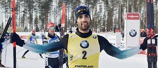             Vainqueur de la poursuite à Kontiolahti (Finlande) samedi, Martin Fourcade conclut sa carrière avec un 83 e  succès en Coupe du monde.
