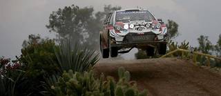 Sébastien Ogier en action au rallye du Mexique