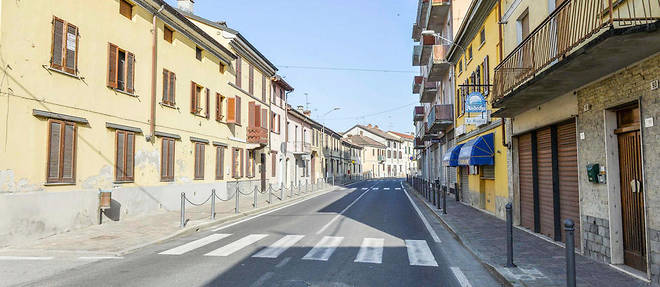 La ville de Ferrera Erbognone fait partie des rares communes epargnees par le coronavirus en Lombardie. 

