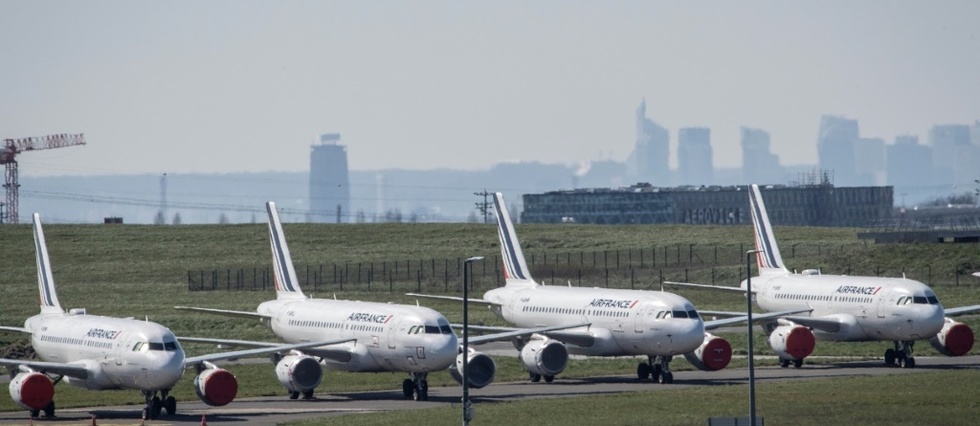 A Roissy, Air France aux petits soins pour ses avions cloues au sol