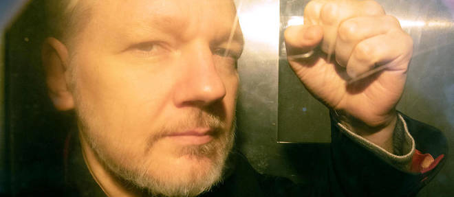 Julian Assange a ete arrete le 11 avril 2019 a Londres. 