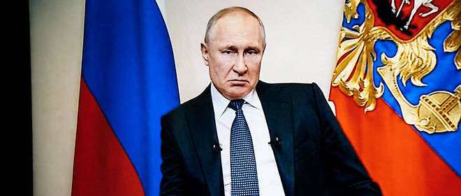 Poutine s'adresse a la population russe en pleine epidemie de coronavirus. 
