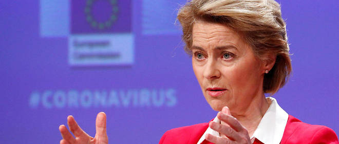 La presidente de la Commission europeenne, Ursula von der Leyen, est confrontee au casse-tete du budget europeen. 

