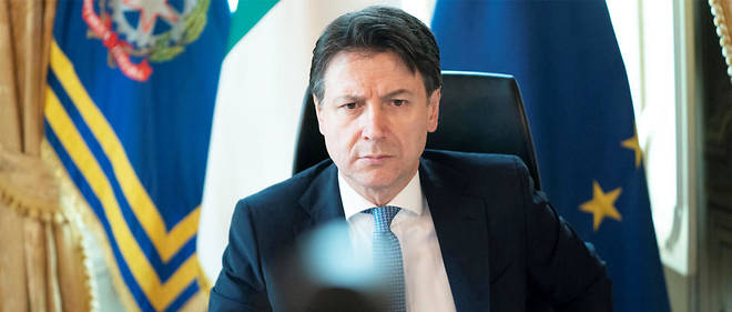 Le president du Conseil italien, Giuseppe Conte, le 23 avril 2020.

