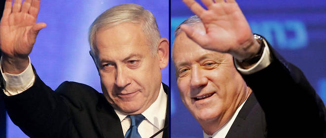 Benyamin Netanyahou et Benny Gantz doivent presenter un gouvernement le 13 mai. (Illustration)
