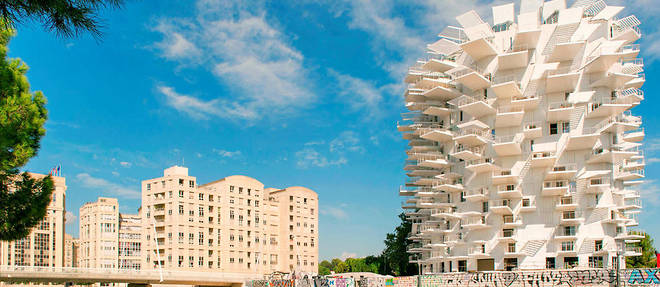 L'Arbre blanc, un ensemble residentiel concu par Sou Fujimoto a Montpellier.
