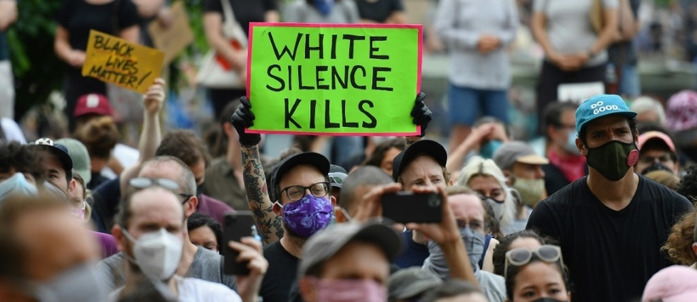 Les Americains blancs en force dans les manifestations contre le racisme