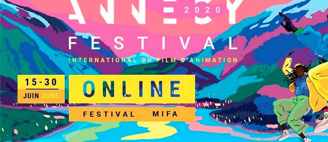 L'affiche officielle du Festival d'Annecy 2020 on line
