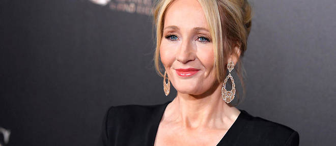 J. K. Rowling a New York en 2010 pour le lancement du film << Les animaux fantastiques >>.

