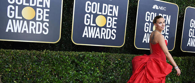 L'actrice Scarlett Johansson, lors de la derniere ceremone des Golden Globes, en janvier 2020.
