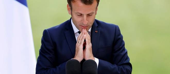 Macron affiche son "ambition ecologique" face a la Convention climat