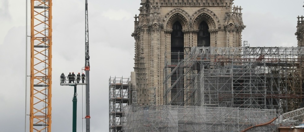Notre-Dame: fin du demontage de l'echafaudage "avant fin septembre", selon Georgelin