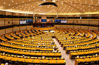 Première session post-Covid pour le Parlement européen le 18 juin 2020.
