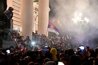 Serbie: 60 bless&eacute;s durant des manifestations anti couvre-feu &agrave; Belgrade