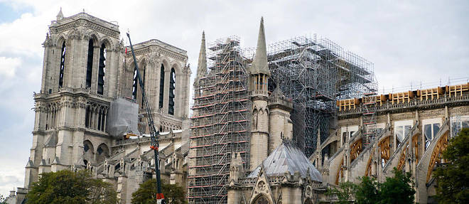 La fleche de Notre-Dame de Paris devrait etre reconstruite a l'identique. (Photo d'illustration)
