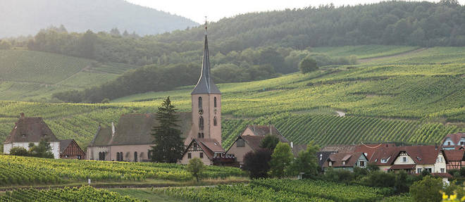 Le village de Blienschwiller, dans le vignoble alsacien.
