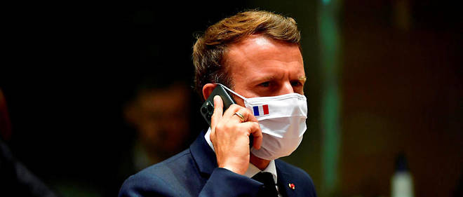 Emmanuel Macron le 20 juillet 2020.
