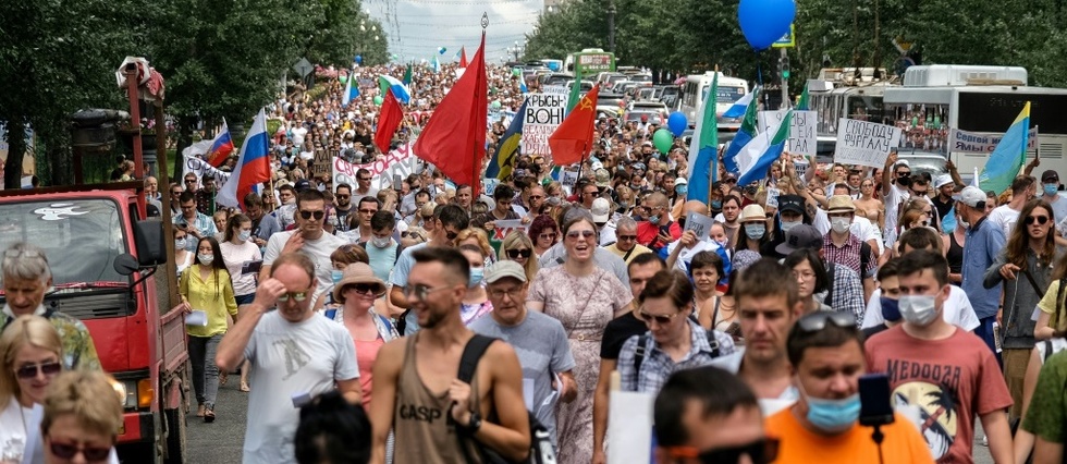 Des manifestations anti-Kremlin secouent l'Extreme-Orient russe