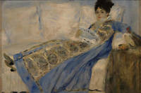Madame Claude Monet lisant, par Auguste Renoir. De quelle humeur était-elle ? S'était-elle déjà occupée du ménage ? 
