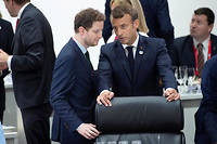 Clément Beaune et Emmanuel Macron le 28 juin 2019.
